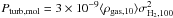 \hbox{$P_{\rm turb, mol}=3\times10^{-9} \langle\rho_{\rm gas, 10}\rangle \sigma_{\rm H_2, 100}^{2}$}