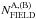 \hbox{$N_{\rm FIELD}^{\rm A,(B)}$}