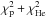 \hbox{$\chi^{2}_{\rm p} + \chi^{2}_{\rm He}$}