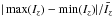 Mathematical equation: \hbox{$|\max(I_z) - \min(I_z)|/\bar{I_z}$}