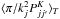 Mathematical equation: \hbox{$\langle\pi/k_j^2 P^K_{jj'}\rangle_T$}