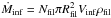 Mathematical equation: \hbox{$\dot{M}_{\rm inf}=N_{\rm fil} \pi R_{\rm fil}^2V_{\rm inf}\rho_{\rm fil}$}