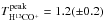 Mathematical equation: \hbox{$T_{\rm H^{13}CO^+}^{\rm peak}=1.2(\pm0.2)$}