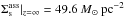 Mathematical equation: \hbox{$\Sigma^{\rm ass}_{\rm s}|_{z=\infty}= 49.6~{M_\odot\rm~pc^{-2}}$}