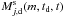 \hbox{$M^{\rm s}_{j,\rm d}(m,t_{\rm d}, t)$}