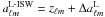 \hbox{$ a^{\rm L{\text -}ISW}_{\ell m}=z_{\ell m} + \Delta a^{\rm L}_{\ell m} $}
