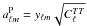 \hbox{$ a_{\ell m}^{\rm P}= y_{\ell m}\sqrt{C_\ell^{TT}}$}