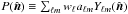 \hbox{$P(\hat{\vec{n}}) \equiv\sum_{\ell m} w_\ell a_{\ell m}Y_{\ell m}(\hat{\vec{n}})$}