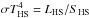 Mathematical equation: \hbox{$\sigma T^{4}_{\mathrm{HS}}=L_{\mathrm{HS}}/S_{\mathrm{HS}}$}