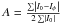 Mathematical equation: \hbox{$A=\frac{\sum\left| I_0-I_\phi\right|}{2\sum\left| I_0\right|}$}