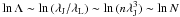 Mathematical equation: \hbox{$\ln\Lambda\sim \ln\, ({\lambda_{\rm J}}/{\lambda_{\rm L}})\sim \ln\, (n\lambda_{\rm J}^3)\sim \ln N$}
