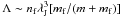 Mathematical equation: \hbox{$\Lambda\sim n_{\rm f}\lambda_{\rm J}^3 [m_{\rm f}/(m+m_{\rm f})]$}