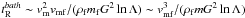 Mathematical equation: \hbox{$t_{\rm R}^{bath}\sim v_{\rm m}^2v_{\rm mf}/(\rho_{\rm f} m_{\rm f} G^2\ln\Lambda)\sim v_{\rm mf}^3/(\rho_{\rm f} m G^2\ln\Lambda)$}