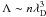 Mathematical equation: \hbox{$\Lambda\sim n\lambda_{\rm D}^3$}