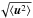 Mathematical equation: \hbox{$\sqrt{\langle {\bm u}^2 \rangle}$}