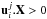 \hbox{$\vec{u} _i^j.\vec{X}>0$}