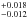 \hbox{$^{+0.018}_{-0.012}$}