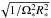 Mathematical equation: \hbox{$\sqrt{1/\Omega_*^2 R_*^2}$}