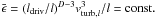Mathematical equation: \hbox{$\bar{\epsilon} = (l_{\rm driv}/l)^{D-3} v_{{\rm turb,} l}^{3}/l = {\rm const.}$}