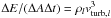 Mathematical equation: \hbox{$\Delta E/(\Delta A \Delta t) = \rho_{l} v_{{\rm turb,} l}^{3}$}