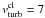 Mathematical equation: \hbox{$v_{\rm turb}^{\rm cl} = 7$}