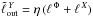 Mathematical equation: \hbox{$\tell{Y}_{\rm out} = \eta\, (\ellphi+\ellx)$}