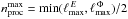Mathematical equation: \hbox{$n_{\rm proc}^{\rm max} = \min(\elle_{\rm max},\ellphi_{\rm max})/2$}