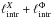 Mathematical equation: \hbox{$\ell^{X}_{\rm intr}+\ell^{\Phi}_{\rm intr}$}