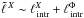 Mathematical equation: \hbox{$\tell{X} \sim \ell_{\, \rm intr}^X+\ell_{\, \rm intr}^\Phi$}