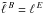 Mathematical equation: \hbox{$\tell{B} = \elle$}