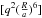 Mathematical equation: \hbox{$[q^{2}(\frac{R}{a})^{6}]$}