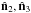 Mathematical equation: \hbox{$\hat{\vec{n}}_2, \hat{\vec{n}}_3$}