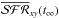 Mathematical equation: \hbox{$\overline{{\cal SFR}}_{xy}(t_\infty)$}