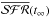 Mathematical equation: \hbox{$\overline{{\cal SFR}}(t_\infty)$}