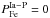 Mathematical equation: \hbox{$P_{\rm Fe}^{\rm Ia-P}=0$}