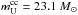 Mathematical equation: \hbox{$m^{\rm cc}_{\rm U}= 23.1~M_{\odot}$}