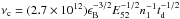 Mathematical equation: \hbox{$\nu_{\rm m}=(5.7\times10^{14})\epsilon_{\rm B}^{1/2}\epsilon_{\rm e}^{2}E_{52}^{1/2}t_{\rm d}^{-3/2}$}