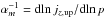 Mathematical equation: \hbox{$\alpha_{m}^{-1}={\rm d}\!\ln j_{z,\mathrm{up}}/{\rm d}\!\ln p$}
