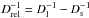 Mathematical equation: \hbox{$D_{\text{rel}}^{-1} = D_{\text{l}}^{-1} - D_{\text{s}}^{-1}$}