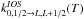 Mathematical equation: \hbox{$k^{IOS}_{0, 1/2 \to L,L+1/2} (T)$}