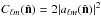 Mathematical equation: \hbox{$C_{\ell m}(\hat{\vec n})=2|a_{\ell m}(\hat{\vec n})|^2$}