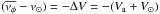 Mathematical equation: \hbox{$(\overline{v_\mathrm{\phi}}-v_\odot) = -\Delta V=-(V_\mathrm{a} + V_\mathrm{\sun})$}