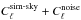 Mathematical equation: \hbox{$C_\ell^{\mbox{\scriptsize sim-sky}}+C_\ell^{\rm noise}$}
