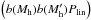 Mathematical equation: \hbox{$\left ( b(M_{\rm h}) b(M_{\rm h}') P_{\rm lin} \right )$}