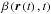Mathematical equation: \hbox{$\beta\left(\boldsymbol{r}\left(t\right),t\right)$}