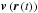 Mathematical equation: \hbox{$\boldsymbol{v}\left(\boldsymbol{r}\left(t\right)\right)$}