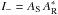 Mathematical equation: \hbox{$I_- = A_{\rm S}\,A^*_{\rm R}$}