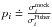 Mathematical equation: \hbox{$p_{i} \doteq \frac{\sigma^{\rm mock}_{i}}{\sigma^{\rm Fisher}_{i}}$}