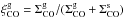 Mathematical equation: \hbox{$\xi^{\rm g}_{\rm CO}=\Sigma_{\rm CO}^{\rm g}/(\Sigma_{\rm CO}^{\rm g} + \Sigma_{\rm CO}^{\rm s})$}