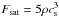 \hbox{$F_\mathrm{sat} = 5\rho c_{\rm s}^3$}
